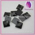 All colors Crystal Glass Beads with section square for clothing garniture by handmade. 6mm size